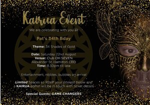 Kairua 34 Shades of Gold *Cancelled*