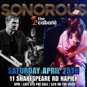 SONOROUS LIVE & LOUD at The Cabana