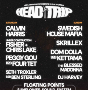 Head Trip: Calvin Harris, FISHER, Skrillex, + more