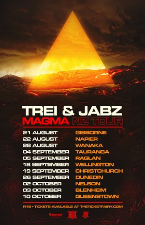 TREi & Jabz MC 'Magma' Tour - Raglan