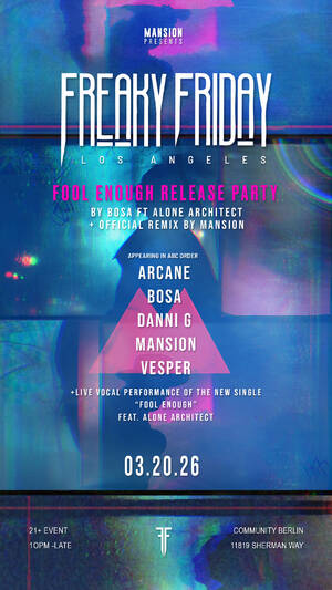 FREAKY FRIDAY 3/20/26