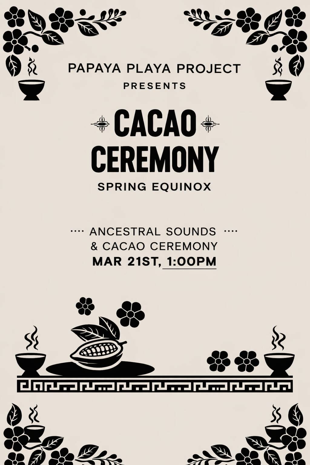 PPP Presents &bull; SPRING EQUINOX &bull; MORNING GLORY