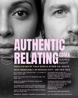 Authentic Relating Games Session: April 26