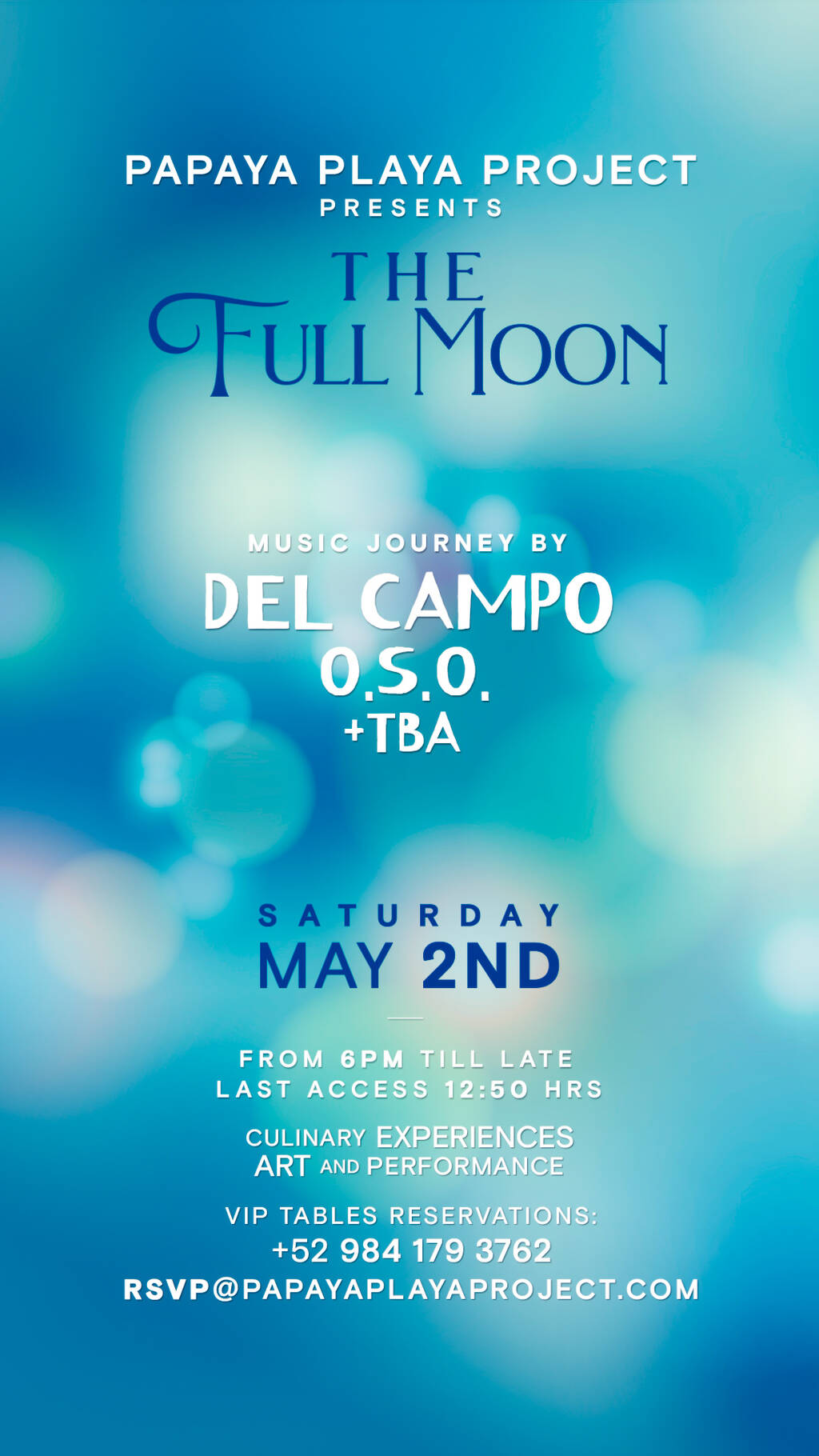 PPP Presents &bull;THE FULL MOON &bull;