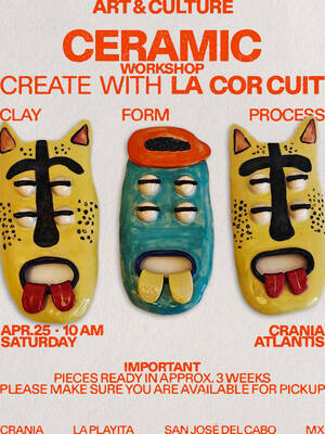 CERAMIC WORKSHOP at CRANIA by LA COR CUIT