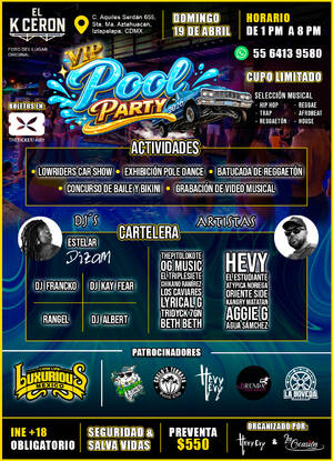 VIP POOL PARTY