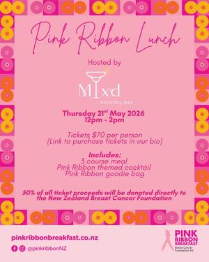 Афиша события Pink Ribbon Lunch
