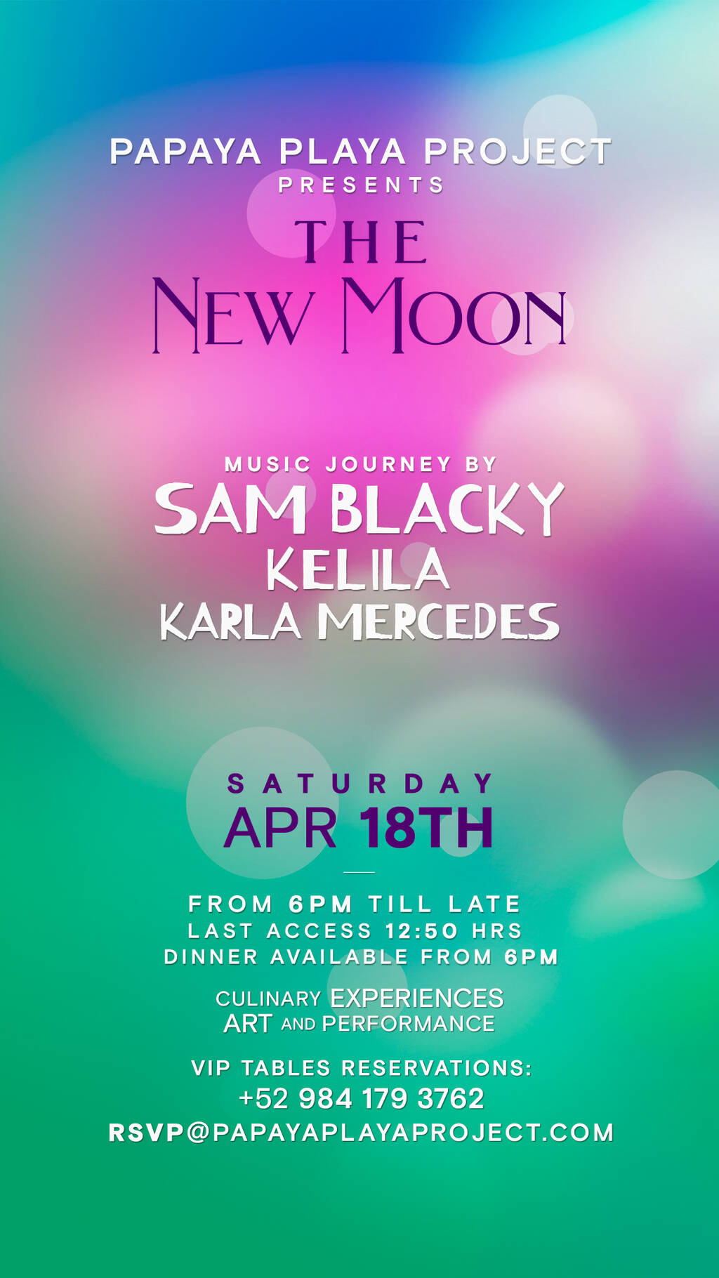 &bull; PPP Presents &bull; &bull; THE NEW MOON &bull; Music Journey by @SAM BLACKY