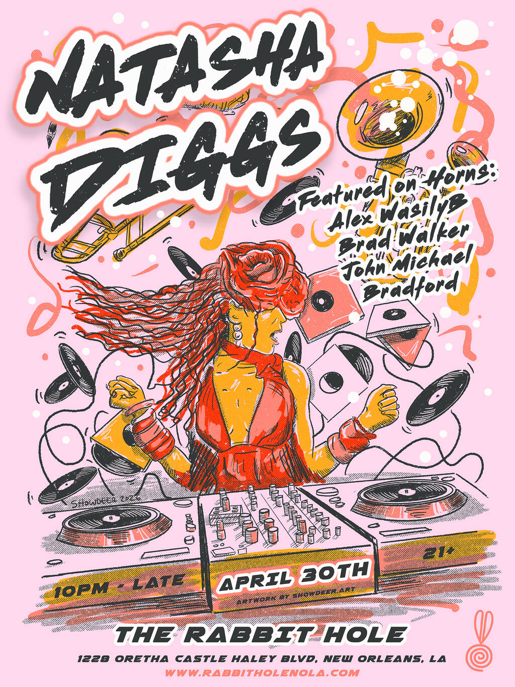 Natasha Diggs with Horns