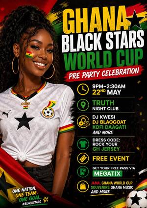 Ghana Black Stars World Cup Pre Party