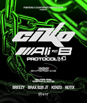 Pointers & Counterfeit Productions Presents: Ciko & Ali-B 360