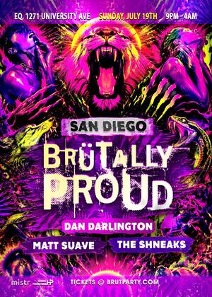 BR&Uuml;T Party - San Diego Pride