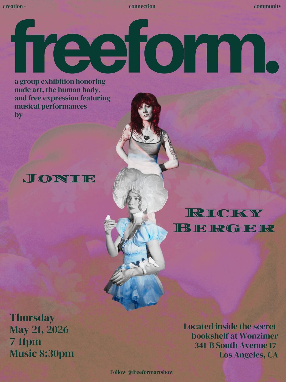 Freeform Art Show's Tickets | Los Angeles | Wonzimer - Ticket Fairy