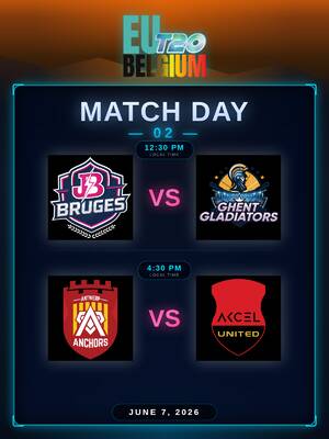Day 2: EU T20 BELGIUM
