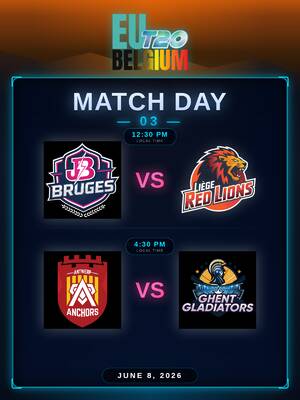 Day 3: EU T20 BELGIUM