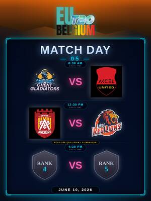 Day 5 & Eliminator: EU T20 BELGIUM