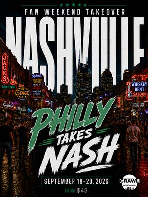Fan Weekend Takeover: Philly Takes Nashville Sept 18-20