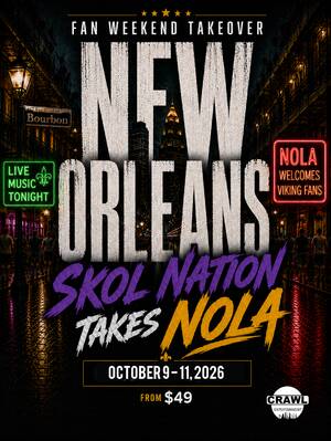Fan Weekend Takeover: Minnesota Takes New Orleans Oct 9-11