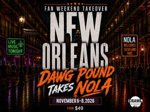 Fan Weekend Takeover: Cleveland Takes New Orleans Nov 6-8