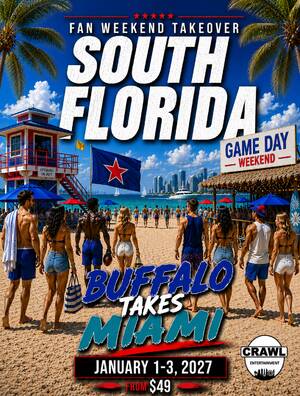 Fan Weekend Takeover: Buffalo Takes Miami Jan 1-3