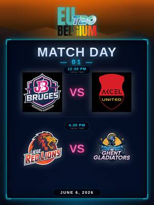 Day 1: EU T20 BELGIUM