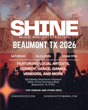 Shine Music and Arts Festival flyer