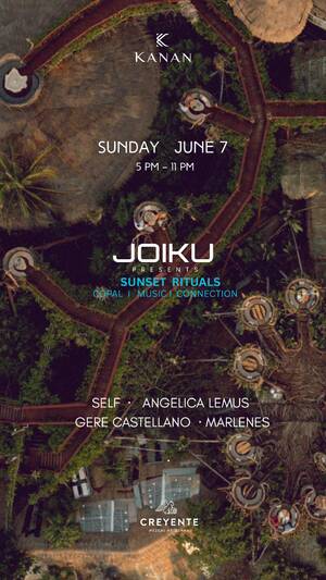 JOIKU ROOFTOP EXPERIENCE ,SUNDAY JUNE 7@Kanan