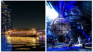 Luxury Dubai Canal Cruise & La Perle GOLD Pass with Shared Transfers