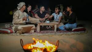 Dubai Night Desert Safari with Camel Ride & Stargazing | Shared