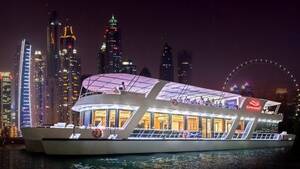 Dubai Marina Dinner Cruise with Live Music - 90 Mins