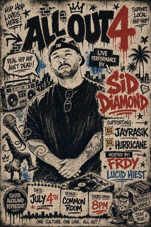 ALL OUT 4 ft. Sid Diamond