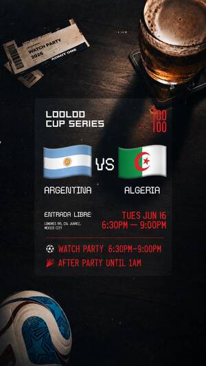 WATCH PARTY | ARGENTINA VS ALGERIA