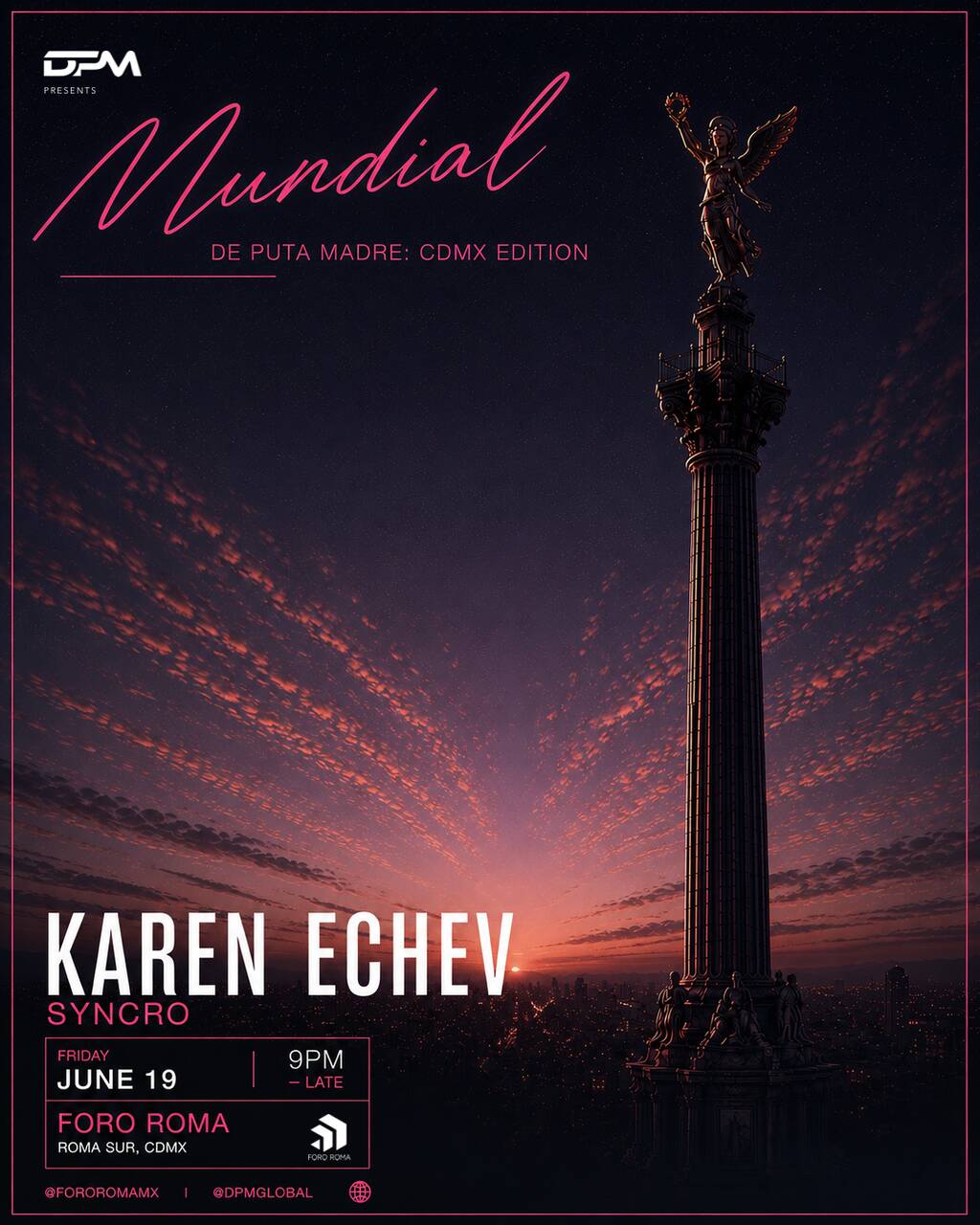 DPM Mundial | KAREN ECHEV | Foro Romo Mexico City