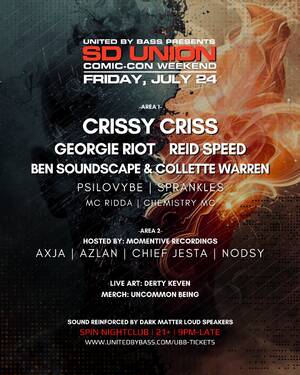 SD Union w/ Crissy Criss, Georgie Riot, Reid Speed + More