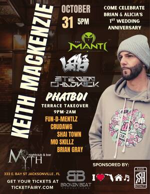 Dj Keith MacKenzie flyer