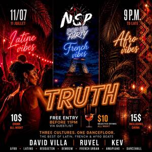 NSP POP UP PARTY