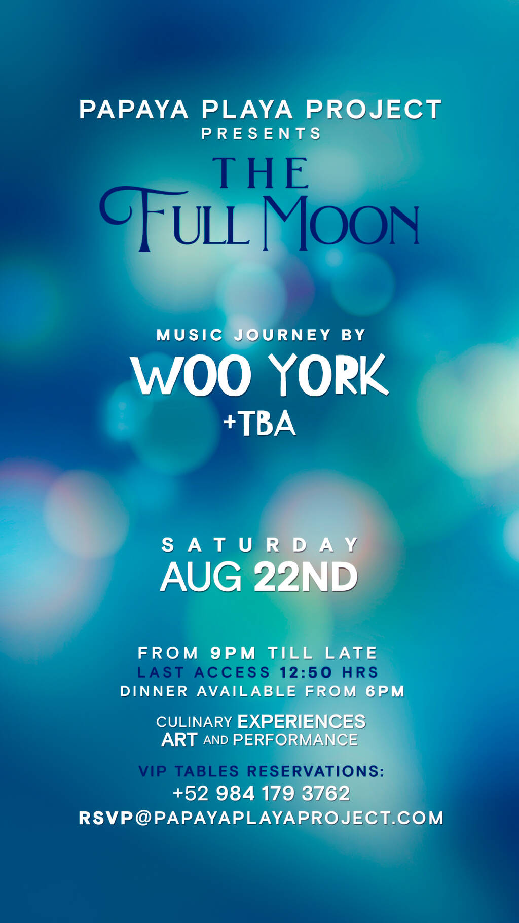 PPP &bull; Presents &bull; THE FULL MOON &bull; Music Journey By @WOO YORK