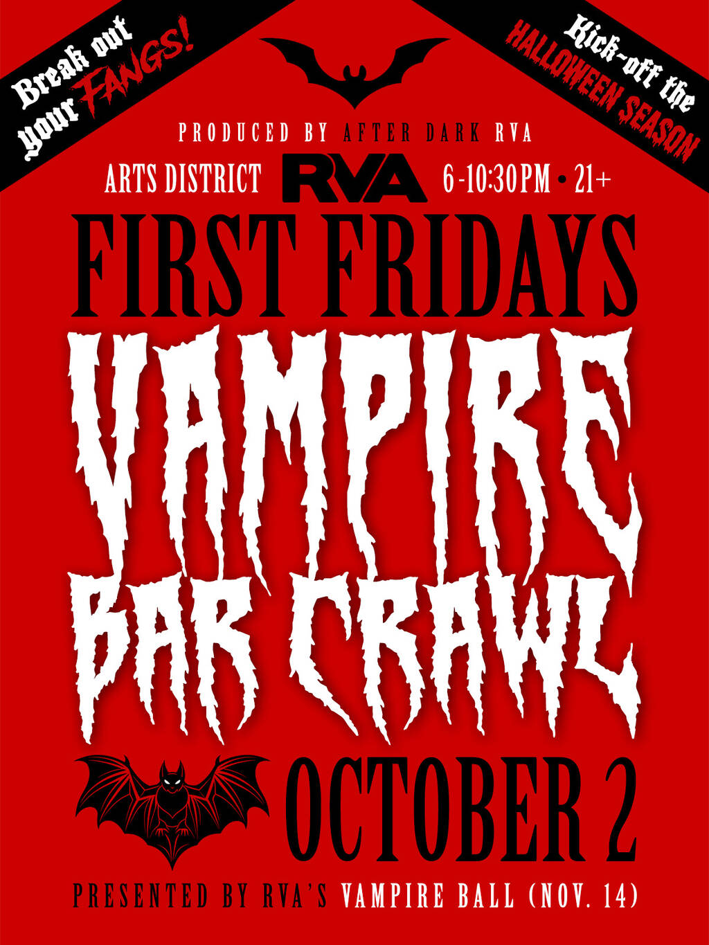 Vampire Bar Crawl (RVA First Fridays)