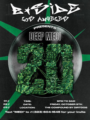 BSideLA Presents: Deep Medi Musik 20 (label takeover)