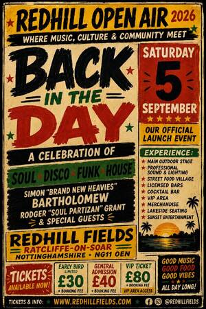 Opening Event &ndash; BACK IN THE DAY All Dayer Soul Weekender