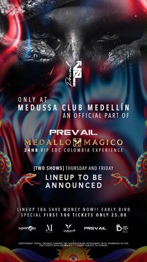 EDC PRE-PARTY THURSDAY AT MEDUSSA (Techno/Progressive Vibes)