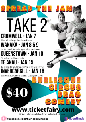 Spread the Jam, Take 2 - Wanaka (Friday 8th Jan)