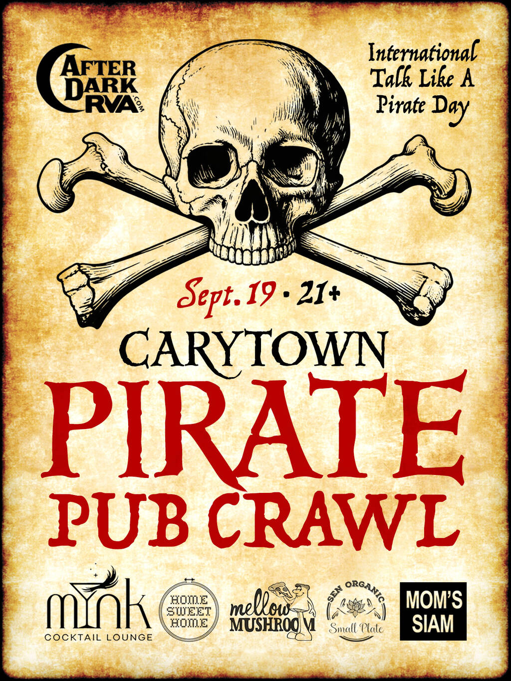 Carytown Pirate Pub Crawl (Richmond)