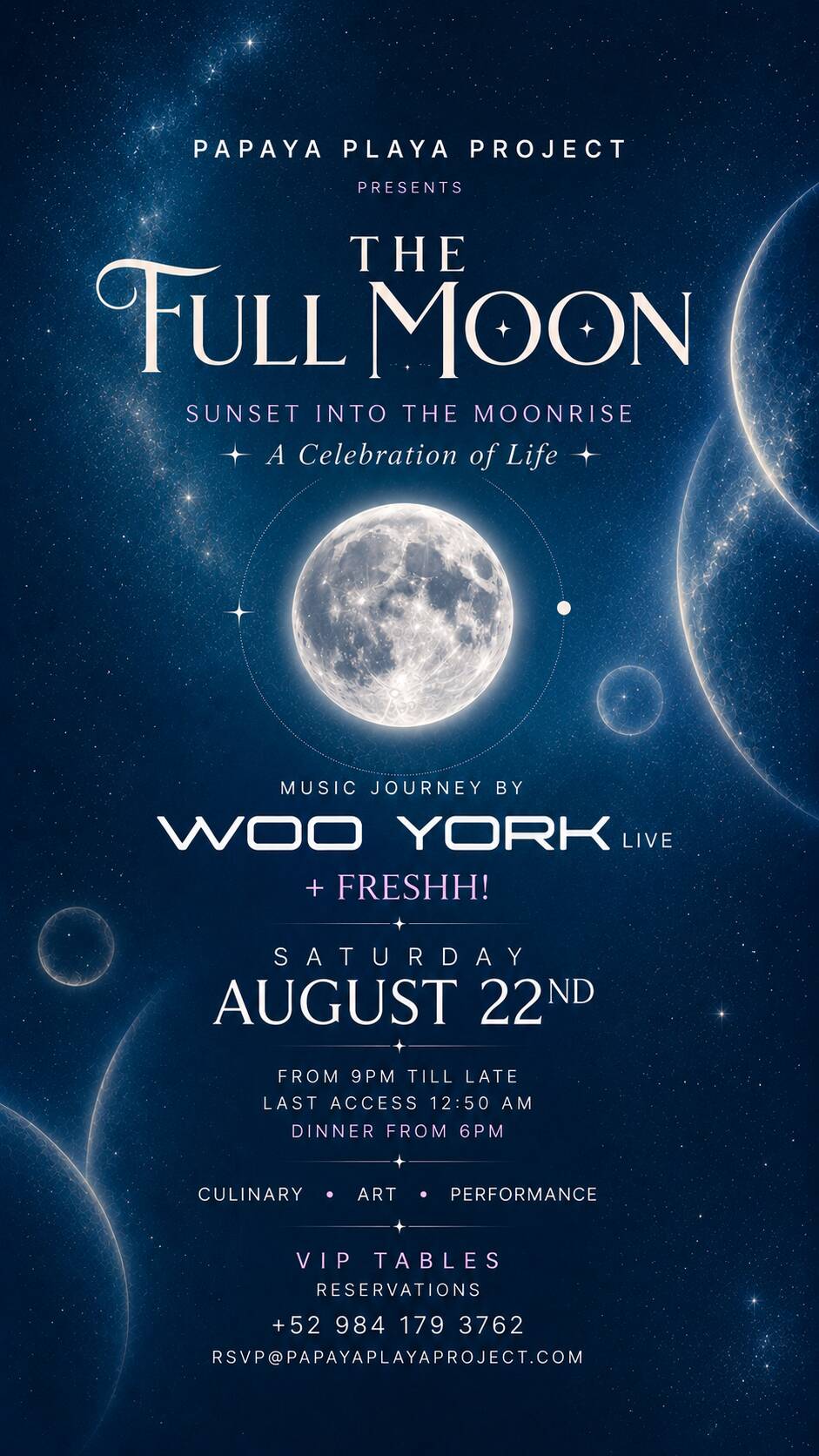 PPP &bull; Presents &bull; THE FULL MOON &bull; Music Journey By @WOO YORK