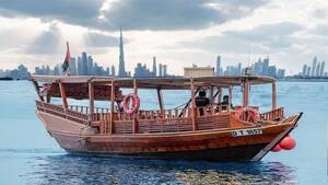 Amazon Tours: 60-Minute Traditional Abra Boat Tour on the Dubai Canal