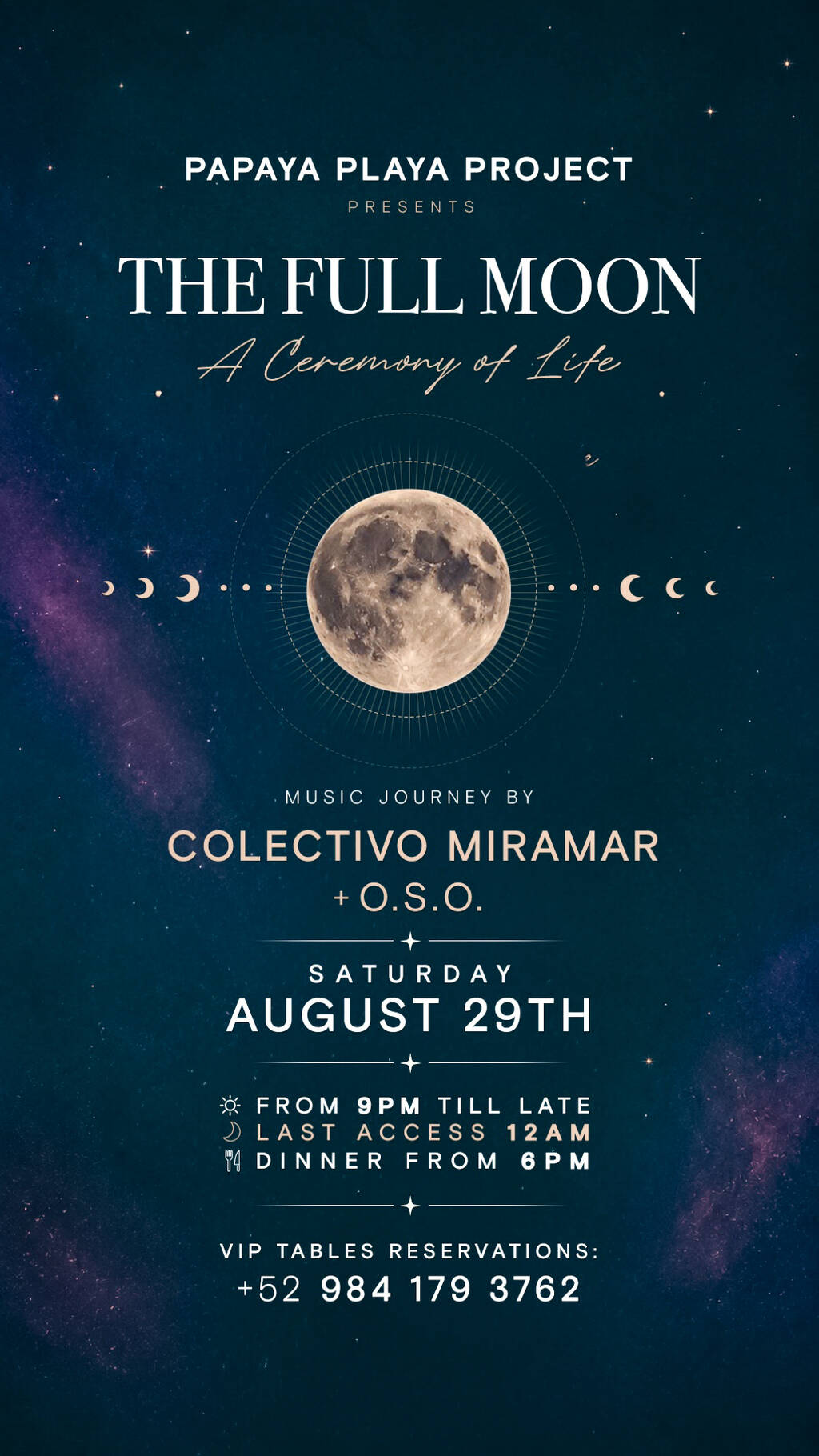 PAPAYA PLAYA PROJECT &bull; Presents &bull; PPP &bull; Presents &bull; THE FULL MOON