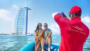 Speed Boat Tour: Marina, Atlantis, Palm, Burj Al Arab