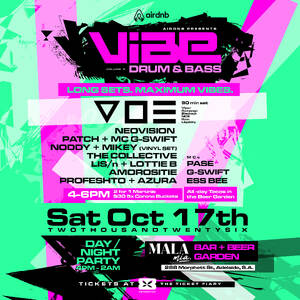VIBE DNB Vol 3 feat V O E. Day/Night Party. Mala Mia