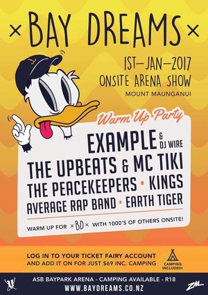 Bay Dreams: The Warm Up ft. Example & more