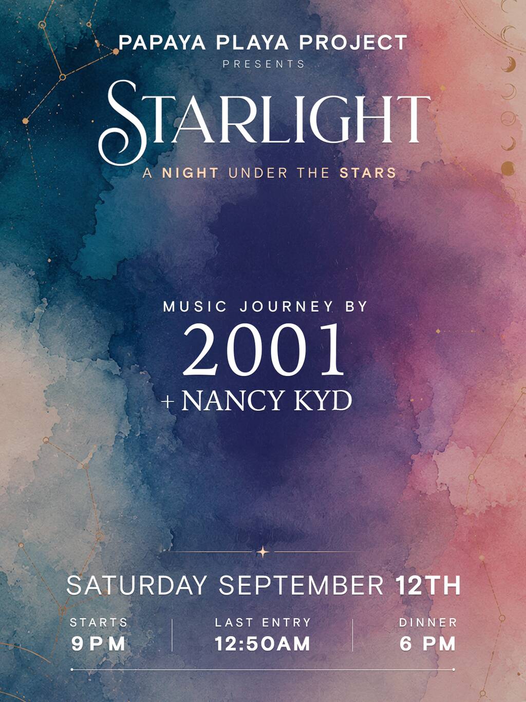 PAPAYA PLAYA PROJECT &bull; Presents &bull;  STARLIGHT &bull;